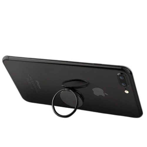 Support Bague Anneau Rotatif pour Smartphone – 360°/180°, Antidérapant et Multifonction