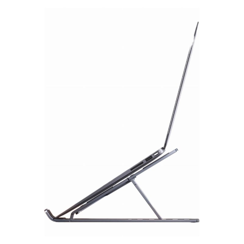 Support Pliable Réglable pour Ordinateur Portable – Plastique Résistant, Ergonomique et Antidérapant