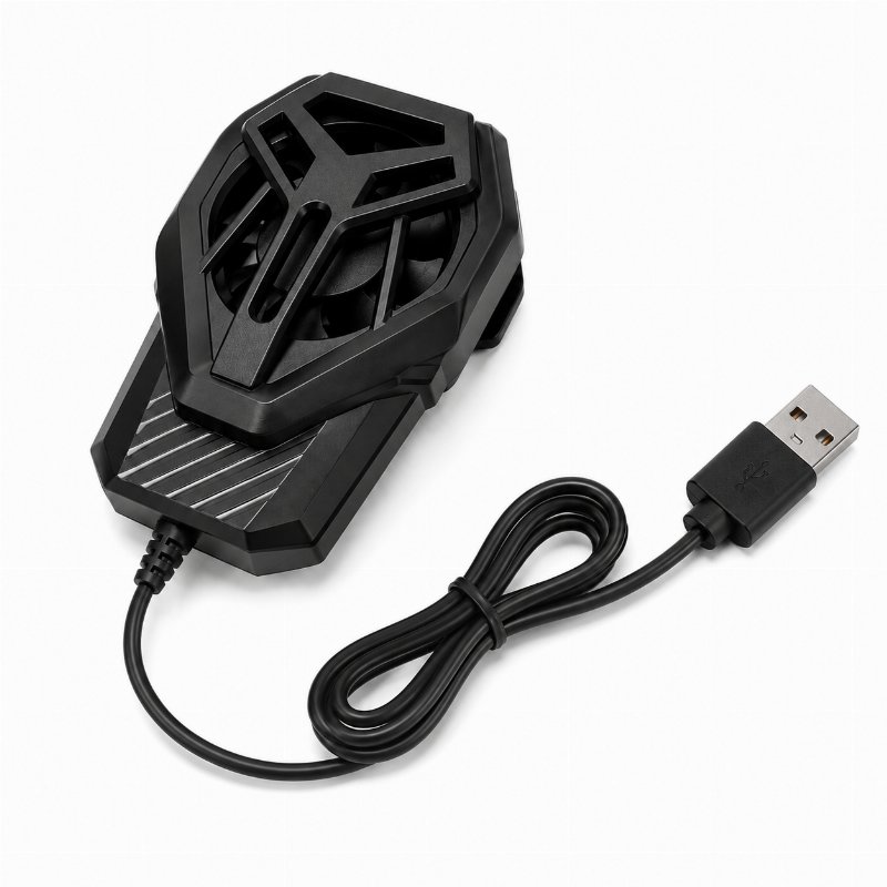 Refroidisseur de Téléphone S-10 avec Ventilateur USB – Noir