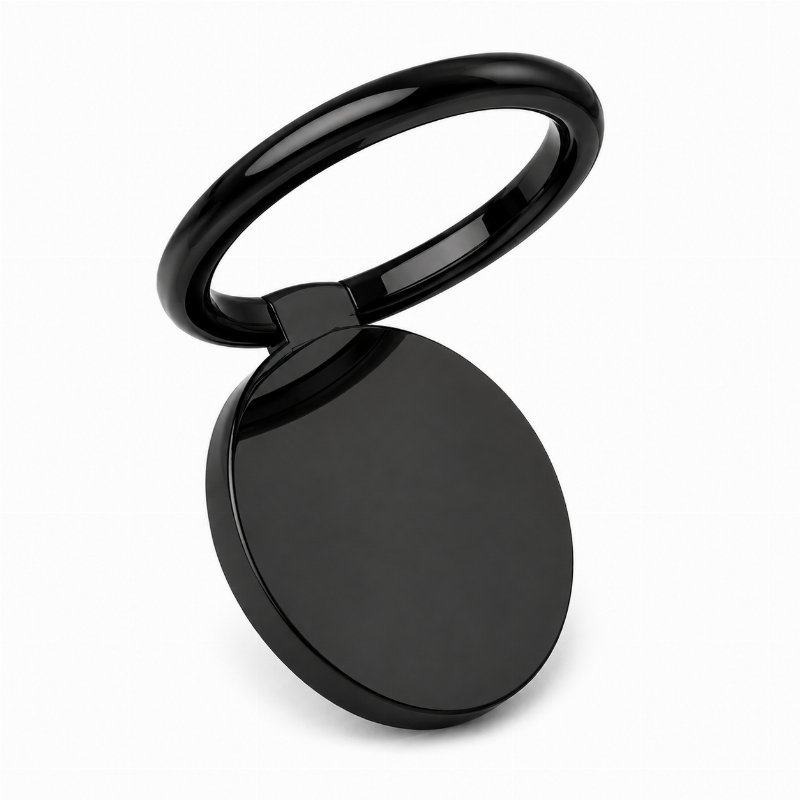 Anneau de Maintien et Support Pliable pour Smartphone – Noir