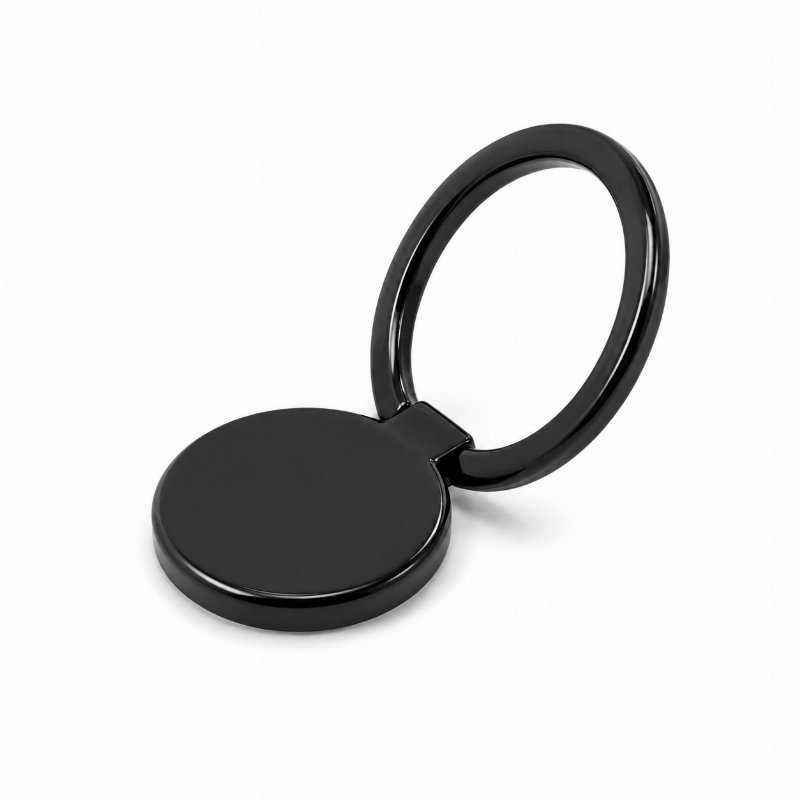 Anneau de Maintien et Support Pliable pour Smartphone – Noir